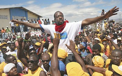 Wyclef Jean helping in Haiti